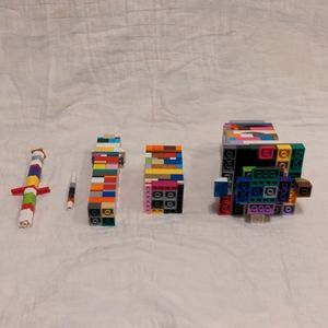 7 stage multi-colored spaceship